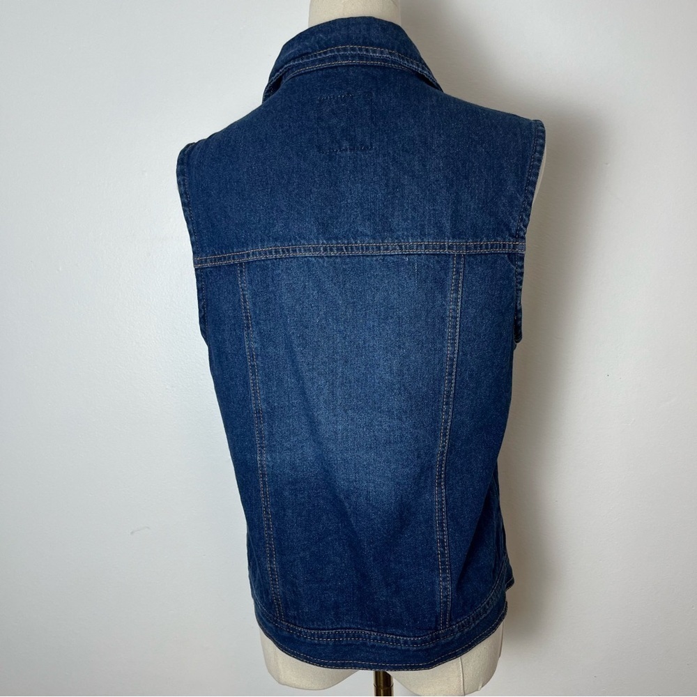 Cotton On Outerwear Denim Sleeveless vest - Picture 5 of 8